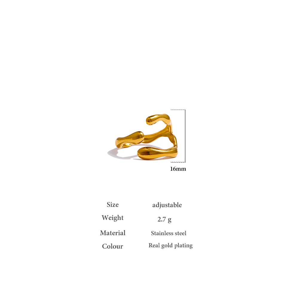 Gold Serpent Wrap Ring