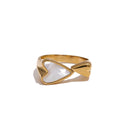 Open Heart Cuff Ring