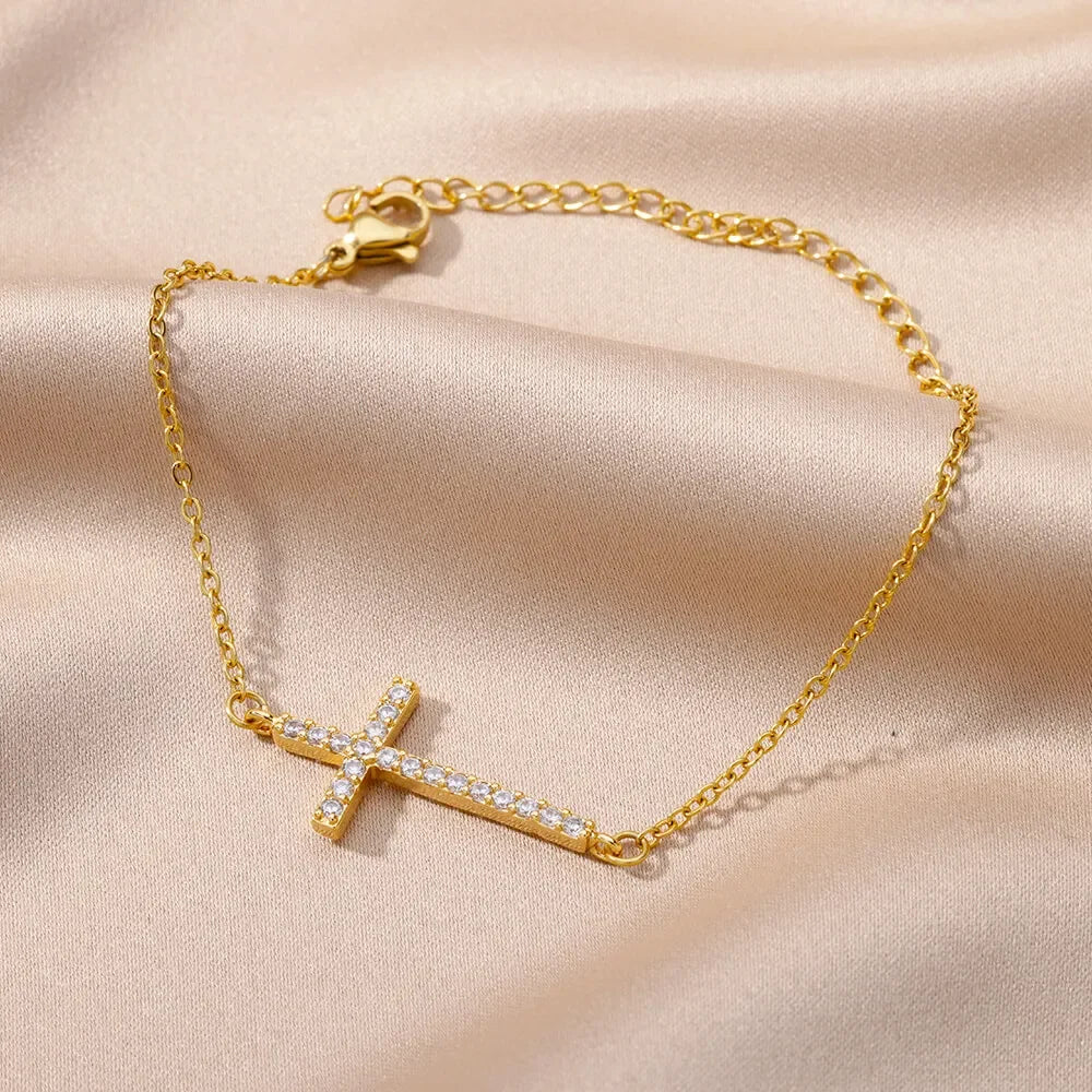 Aura Cross Bracelet