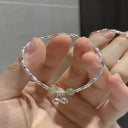 Zinc Alloy Bracelet Sparkling Zircon Flower Bracelet Handmade Bracelet Alloy For Daily Wear Fashion Accessory Party