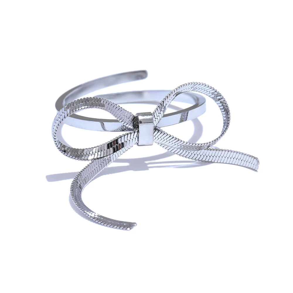Loly Gold Ribbon Bow Ring