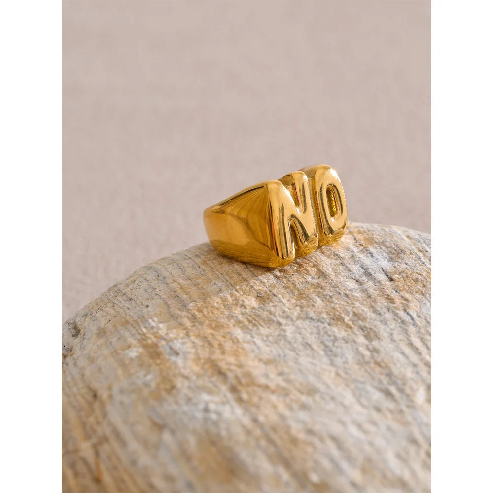 Bold Sculpted Gold Ring