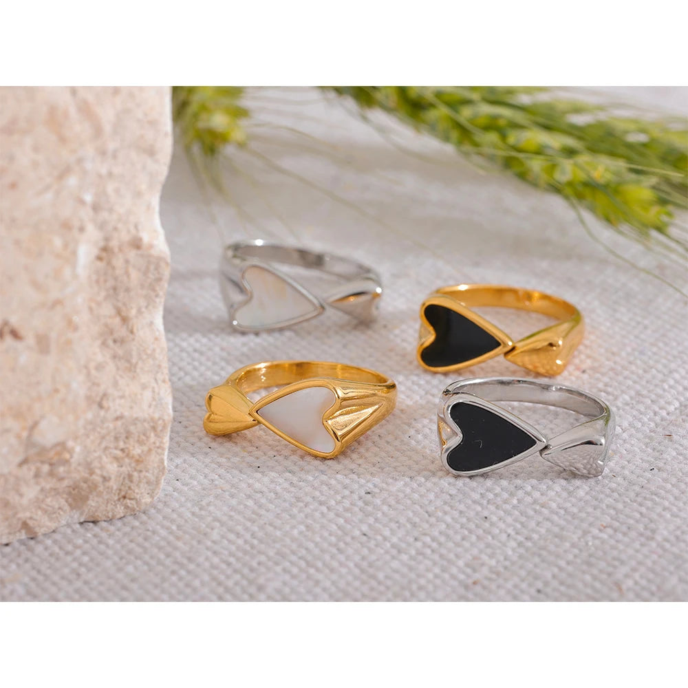 Open Heart Cuff Ring