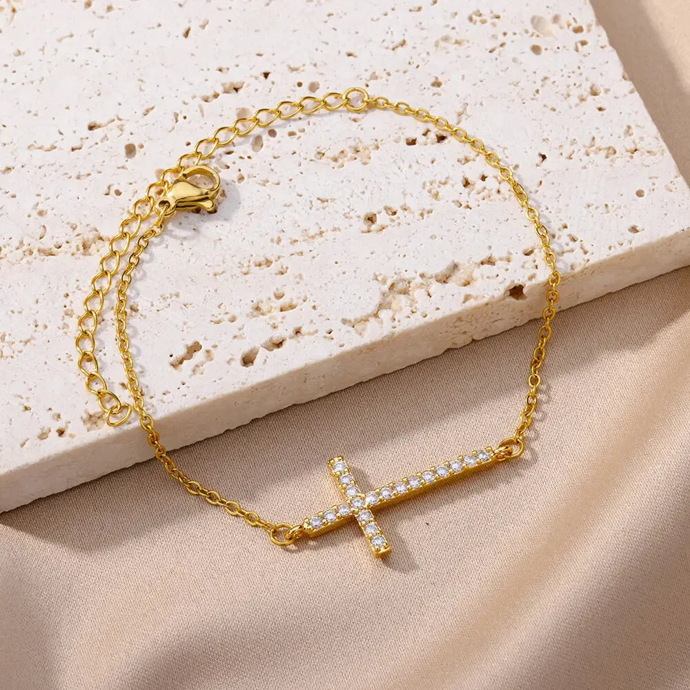 Aura Cross Bracelet