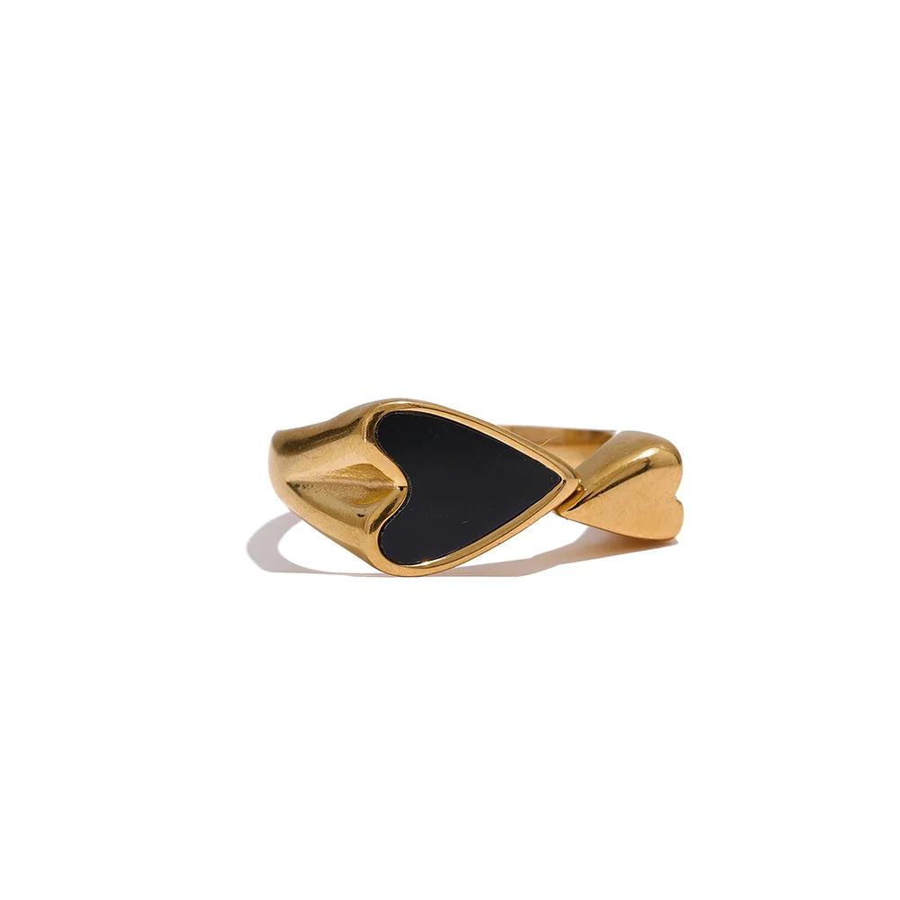 Open Heart Cuff Ring