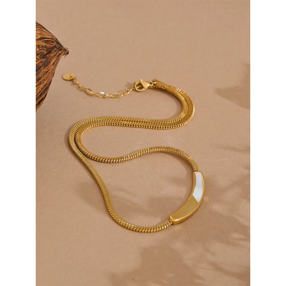 Golden ID Chain Necklace