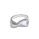 Open Heart Cuff Ring