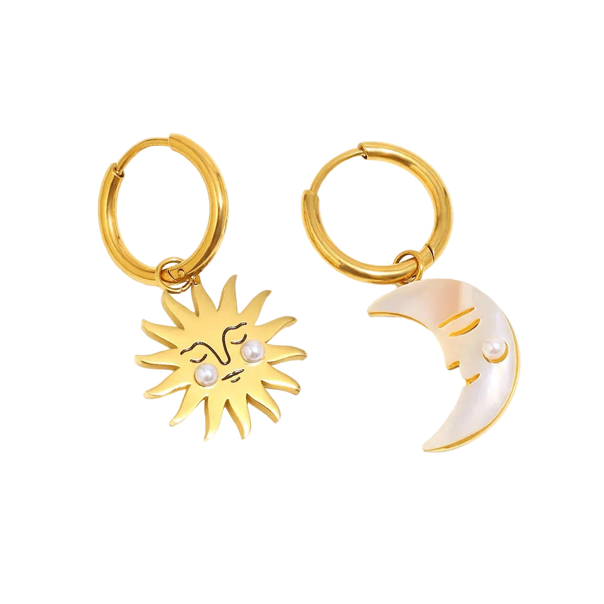 Sun & Moon Earrings