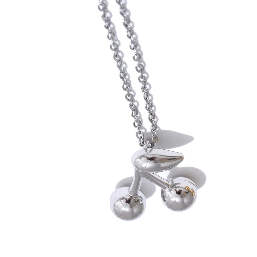 Golden Cherry Necklace