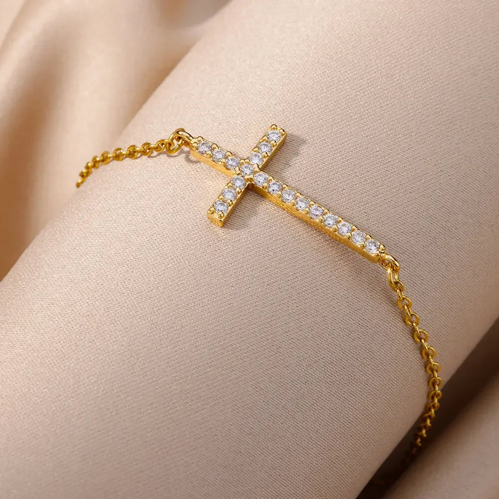 Aura Cross Bracelet