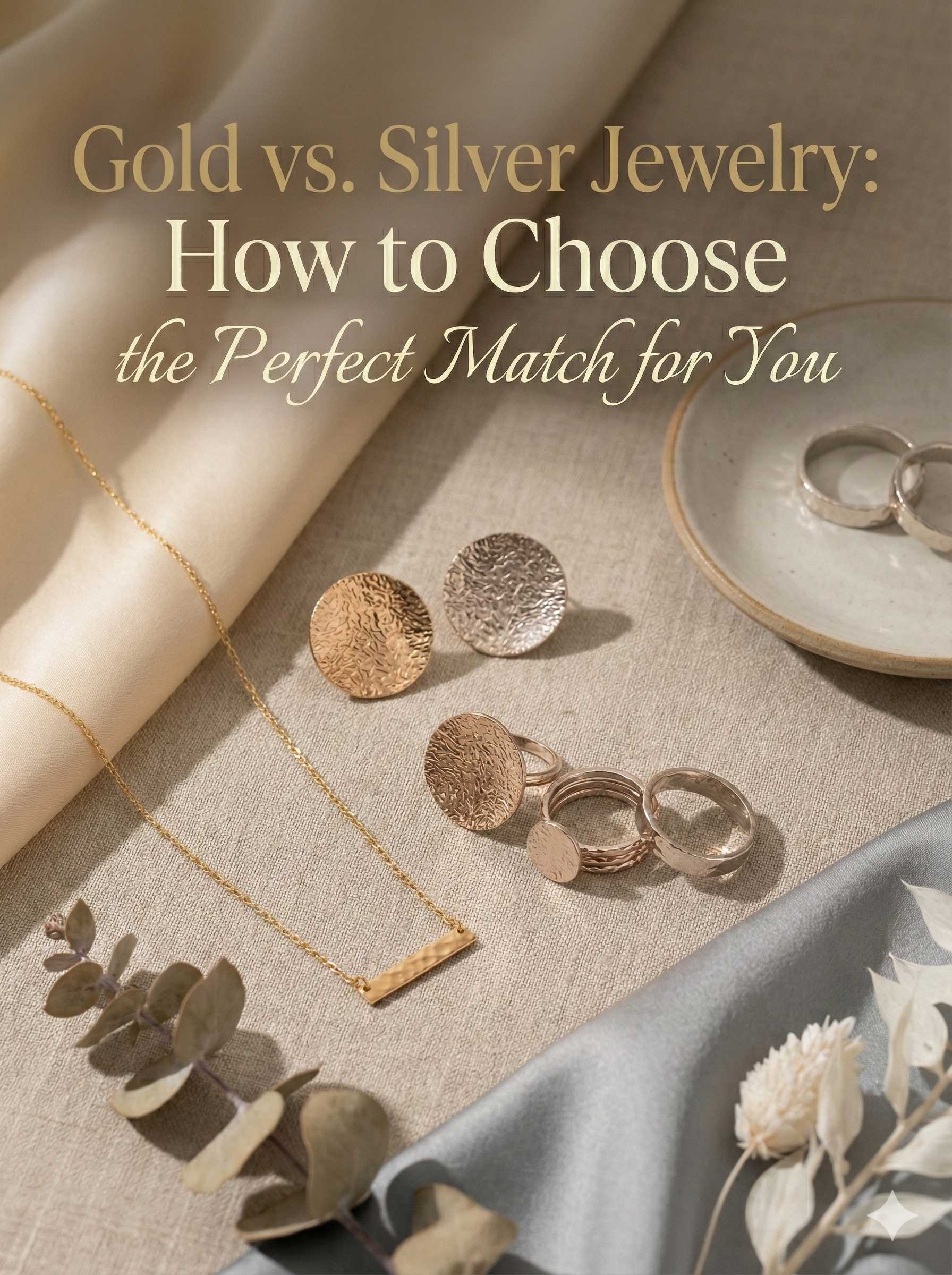 Gold vs. Silver Jewelry: How to Choose the Perfect Match for You