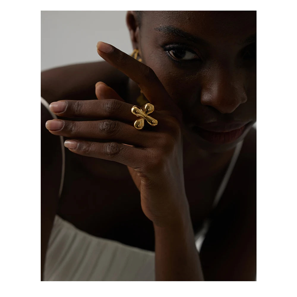 Golden Bloom Ring