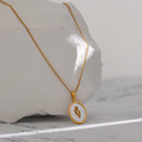 Golden Angel Medallion Necklace