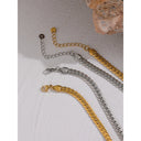 Gold Heart Chain Necklace