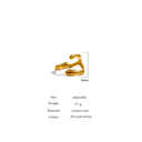 Gold Serpent Wrap Ring