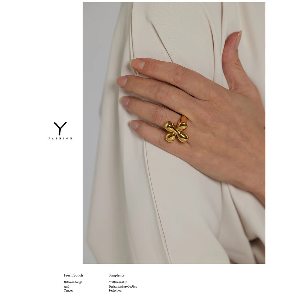 Golden Bloom Ring