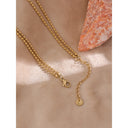 Double Layer Crystal Bead Necklace