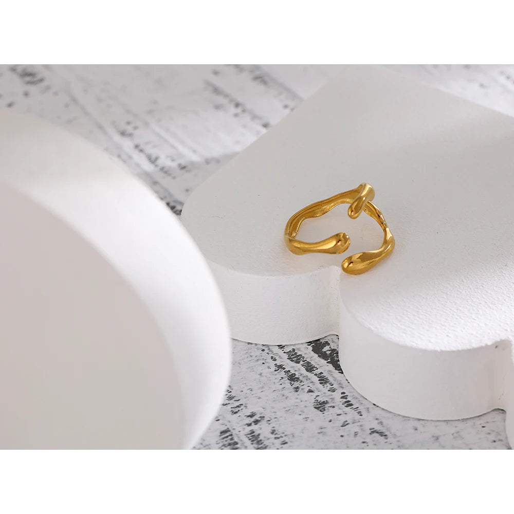 Gold Serpent Wrap Ring