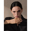 Ribbed Gold Double Dome Statement Ring