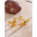 Golden Scorpion Statement Earrings
