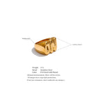 Bold Sculpted Gold Ring