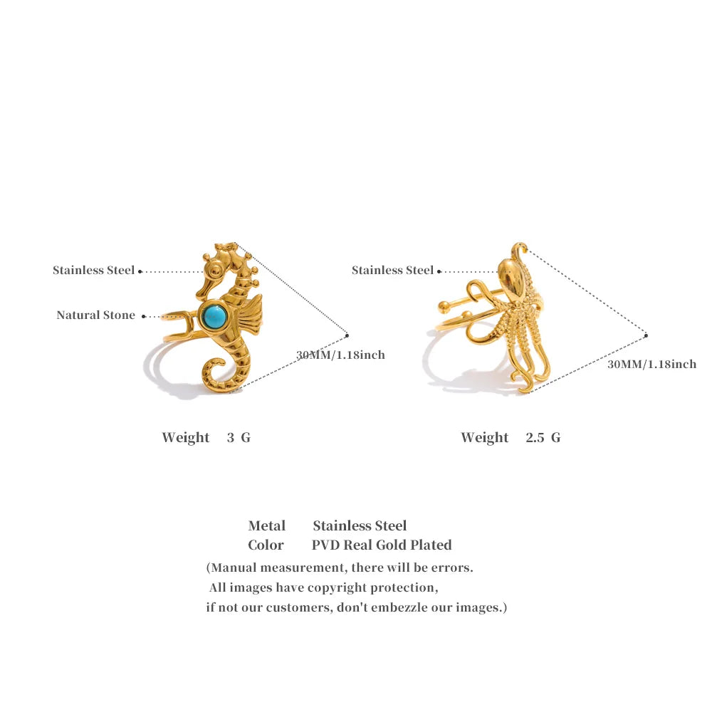 Golden Scorpion Statement Earrings