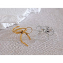 Loly Gold Ribbon Bow Ring