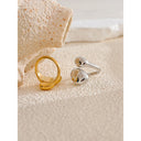 Sofia Minimal Open Gold Ring