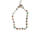 Zinc Alloy Bracelet Sparkling Zircon Flower Bracelet Handmade Bracelet Alloy For Daily Wear Fashion Accessory Party