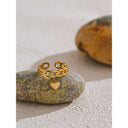 Lina Gold Chain Ring