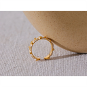 Aurora Geometry Gold Cuff Bracelet – Luxury Enamel Detail