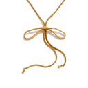 Golden Bow Adjustable Necklace