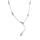 Golden Drop Lariat Necklace