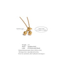 Golden Cherry Necklace