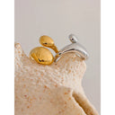 Sofia Minimal Open Gold Ring