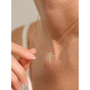 Crystal Cross Necklace