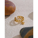 Lina Gold Chain Ring