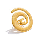 Azal Gold Spiral Statement Ring