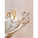 Abstract Curve Gold Ring