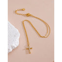 Crystal Cross Necklace
