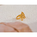 Gold Double Flower Ring