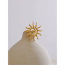 Solar Spiral Statement Ring