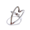 Abstract Curve Gold Ring