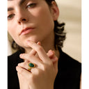 Imperial Amber Statement Ring