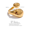 Sofia Minimal Open Gold Ring