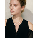 Pearl Drop Layered Necklace