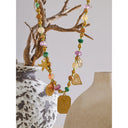 Boho Charm Beaded Necklace