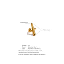 Modern Cross Gold Ring