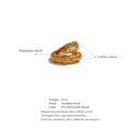 Luxe Layered Gold Statement Ring