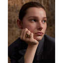 Nola Gold Sculpted Leaf Ring